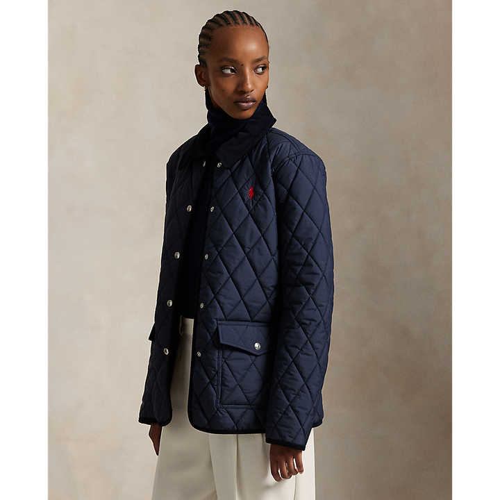 PRL Corduroy-Trim Quilted Barn Jacket/Jakna 211965336002