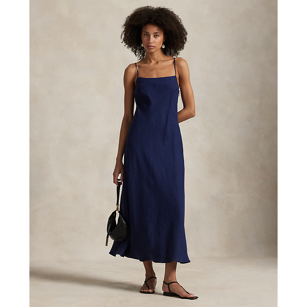 PRL Linen Sleeveless A-Line Dress/Haljina 211965858001
