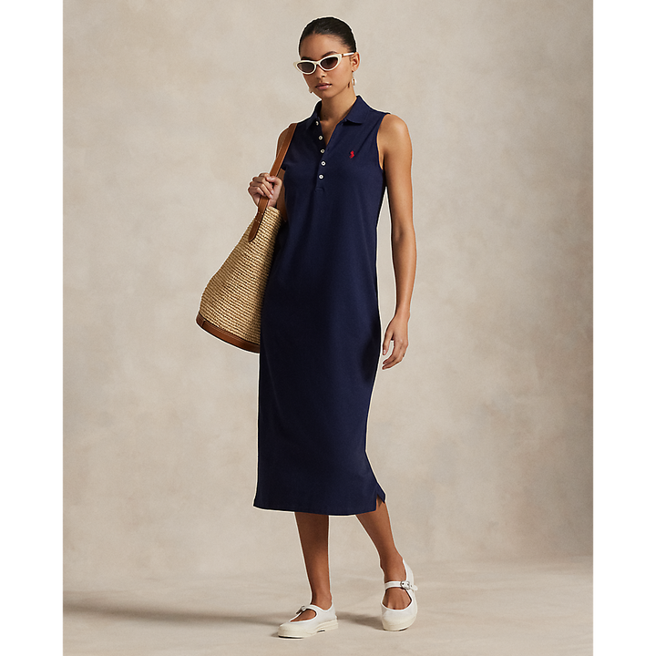 PRL Stretch-Cotton Sleeveless Polo Dress/Haljina 211968292002