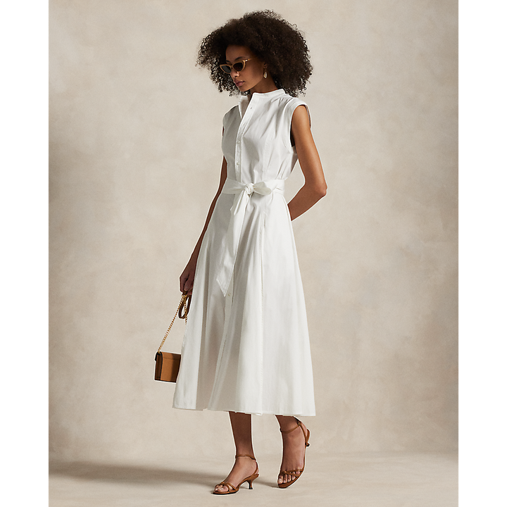 PRL Belted Cotton Sleeveless A-Line Dress/Haljina 211969143001