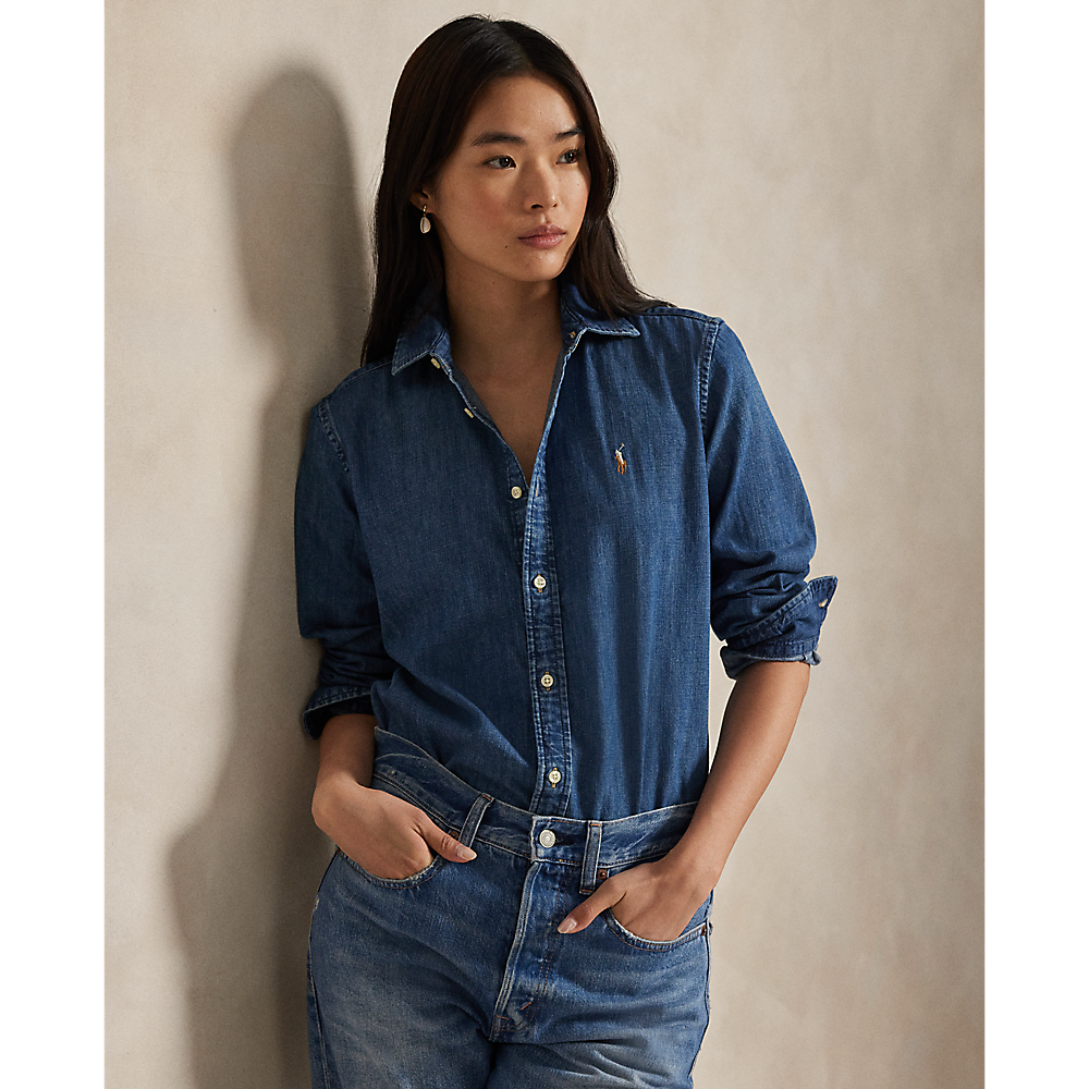 PRL Slim Fit Denim Shirt/Košulja 211969458001