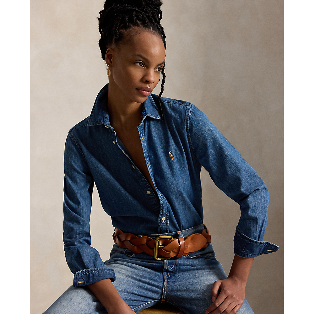 PRL Slim Fit Denim Shirt/Košulja 211969458001