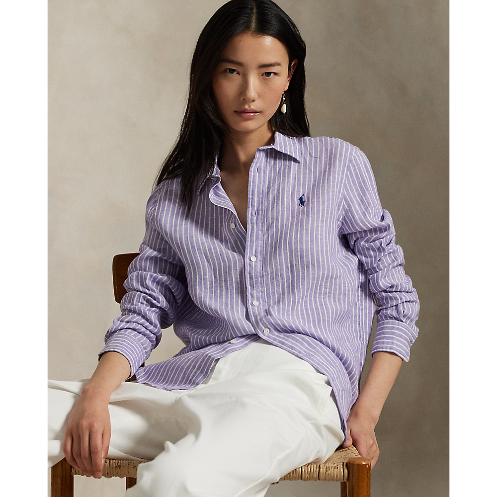 PRL Classic Fit Striped Linen Shirt/Košulja 211970691002