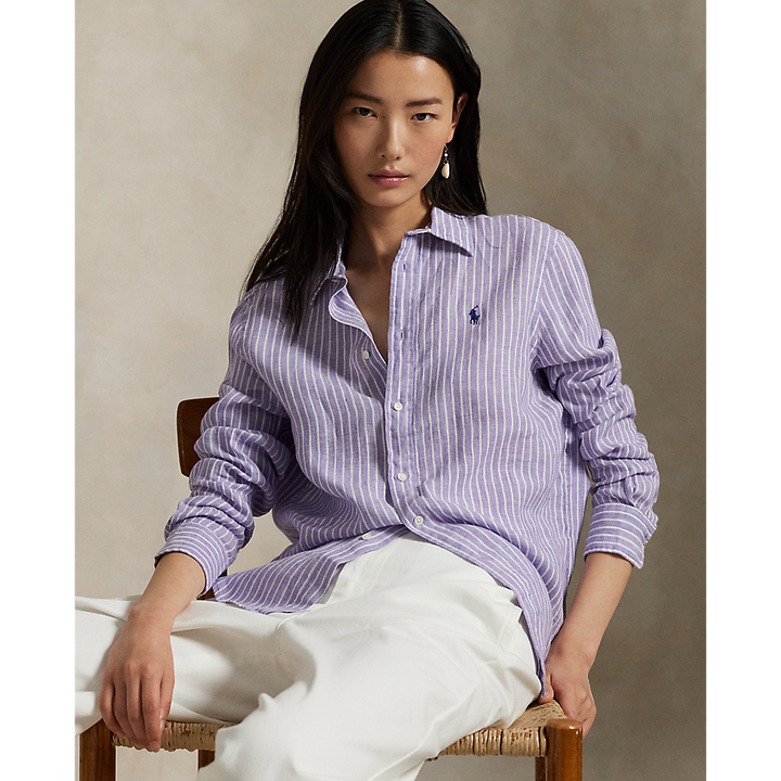 PRL Classic Fit Striped Linen Shirt/Košulja 211970691002