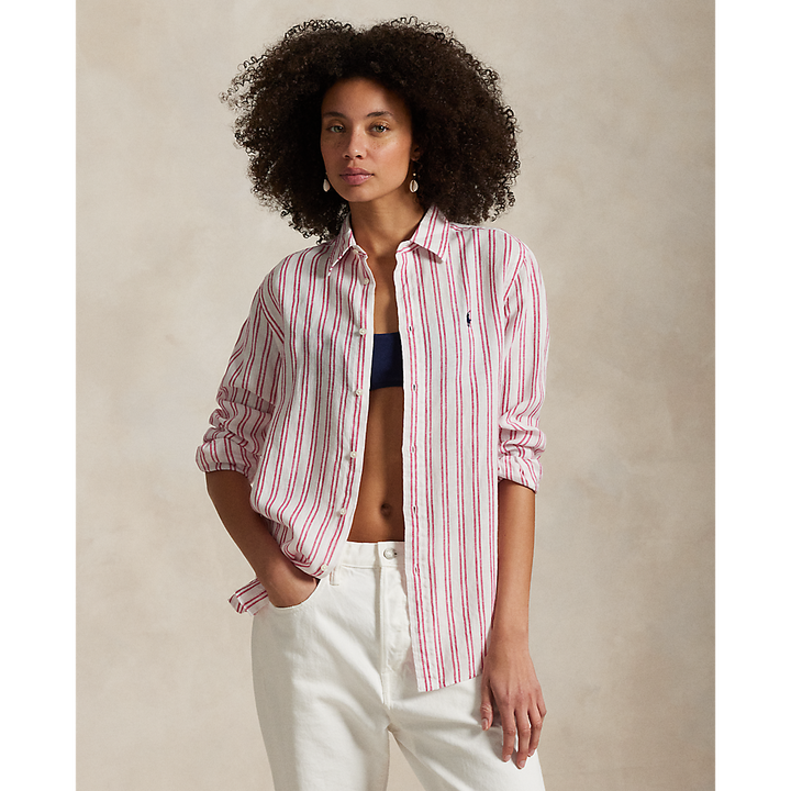 PRL Classic Fit Striped Linen Shirt/Košulja 211970691008