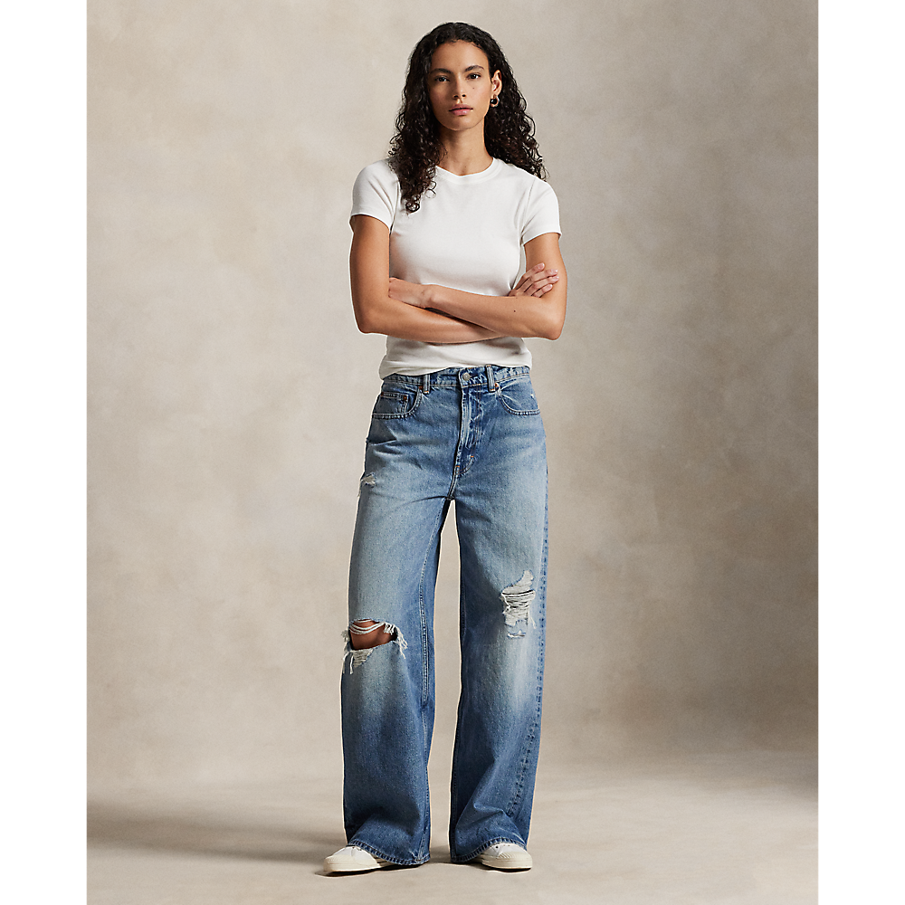 PRL Relaxed Wide-Leg Jean/Traperice 211971223001
