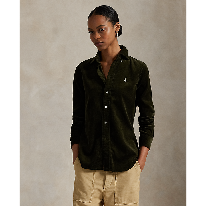 PRL Stretch Slim Fit Cotton Corduroy Shirt/Košulja 211971526001