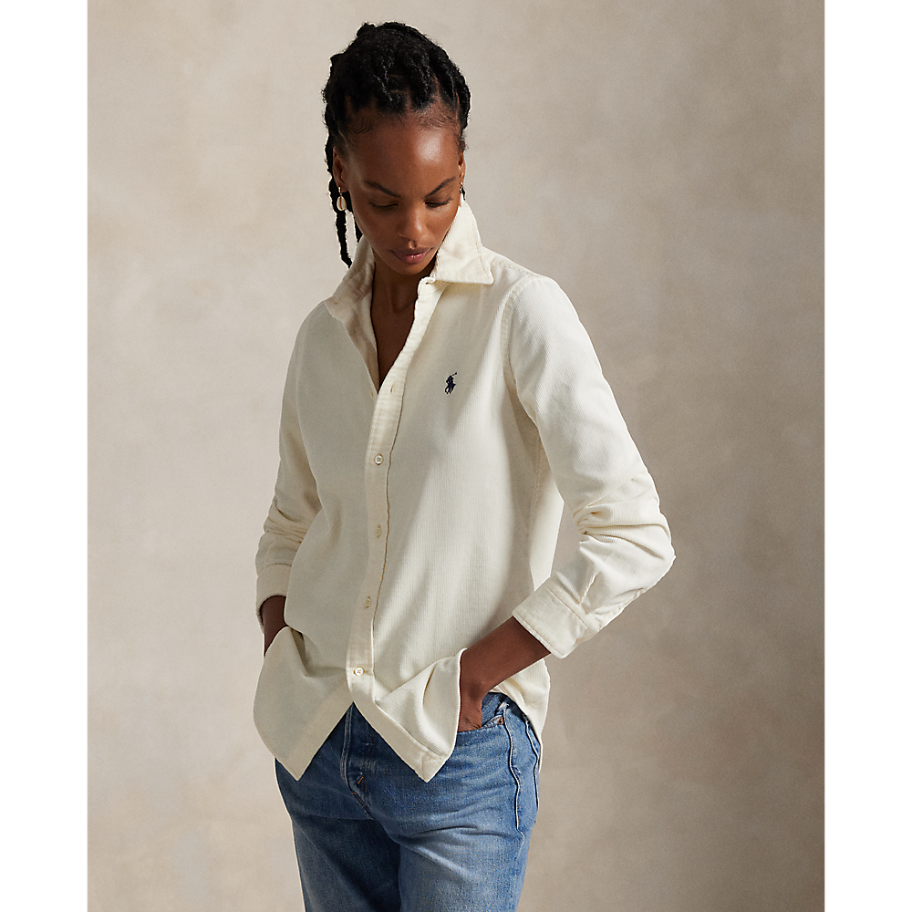 PRL Stretch Slim Fit Cotton Corduroy Shirt/Košulja 211971526005