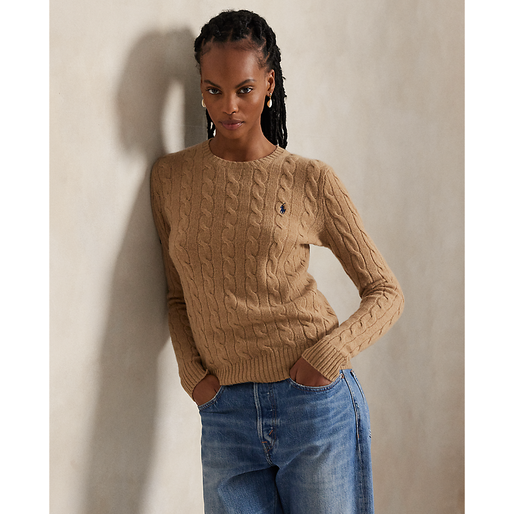 PRL Cable Wool-Cashmere Crewneck Jumper/Pulover 211971865002