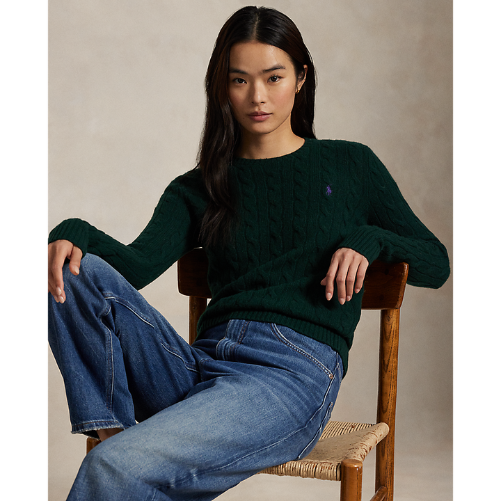PRL Cable Wool-Cashmere Crewneck Jumper/Pulover 211971865009