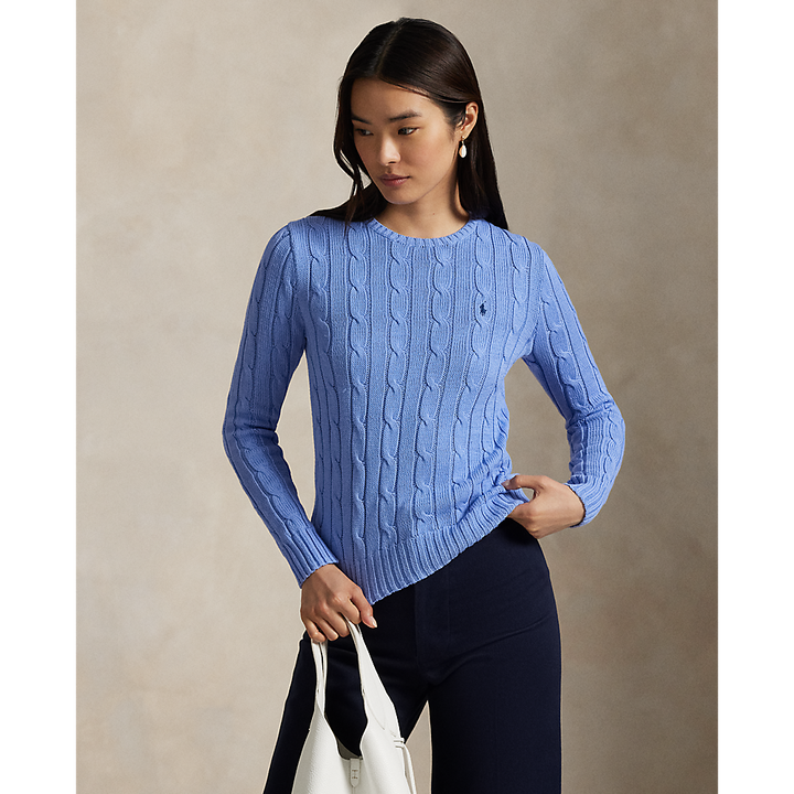 PRL Cable-Knit Cotton Crewneck Sweater/Pulover 211971869009