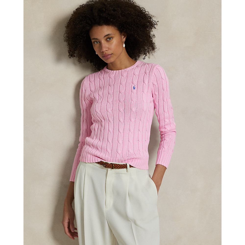 PRL Cable-Knit Cotton Crewneck Sweater/Pulover 211971869010