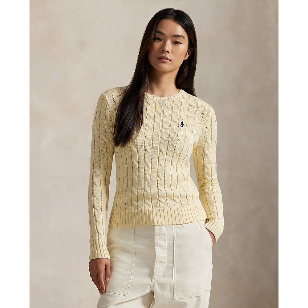 PRL Cable-Knit Cotton Crewneck Sweater/Pulover 211971869015