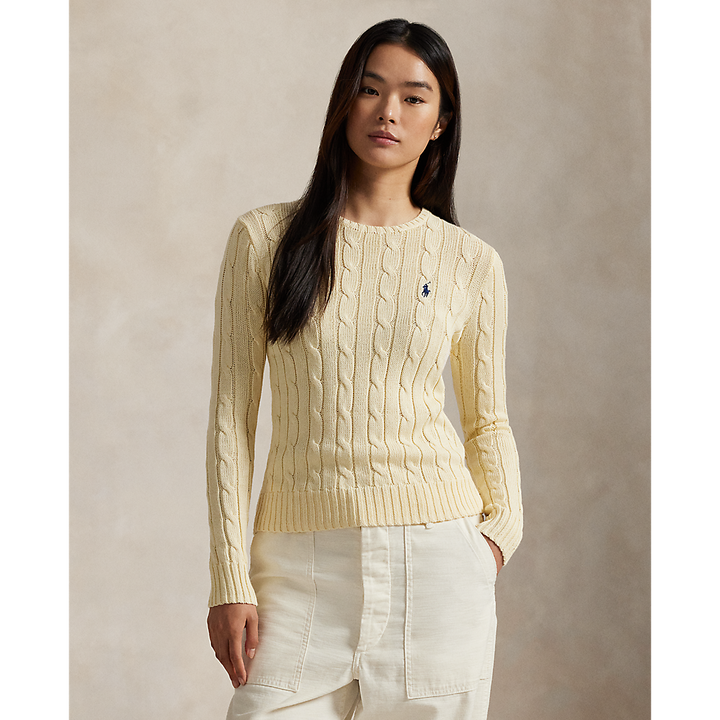PRL Cable-Knit Cotton Crewneck Sweater/Pulover 211971869015