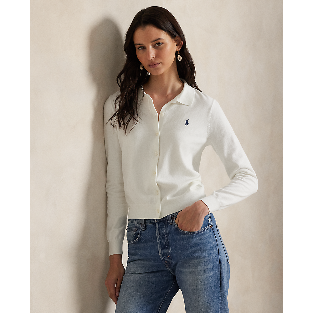PRL Polo-Collar Buttoned Cardigan/Pulover 211972110002