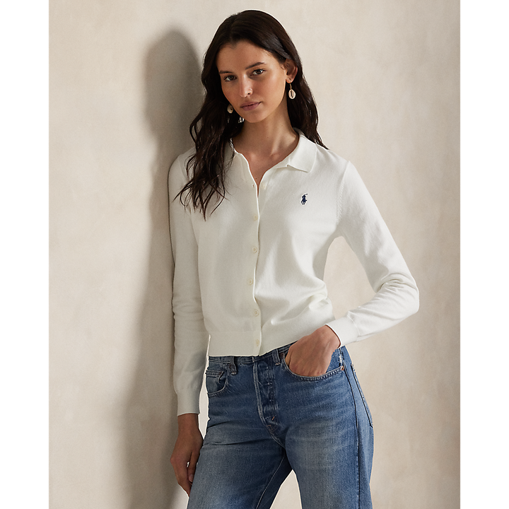 PRL Polo-Collar Buttoned Cardigan/Pulover 211972110002