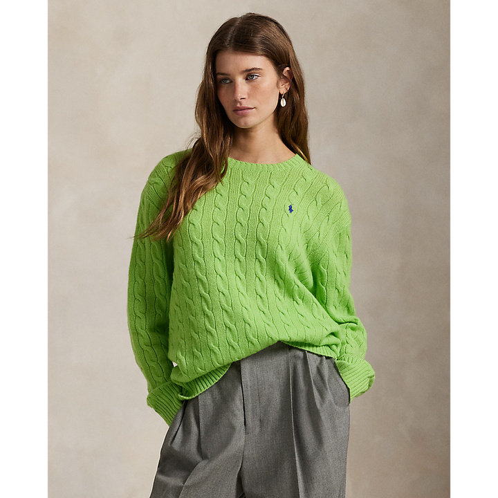 PRL Cable Wool-Cashmere Crewneck Jumper/Pulover 211972115002