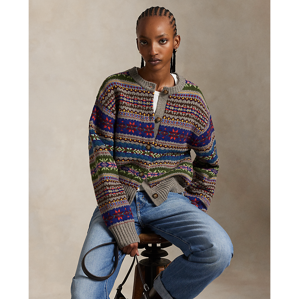 PRL Fair Isle Buttoned Cardigan/Pulover 211972164001