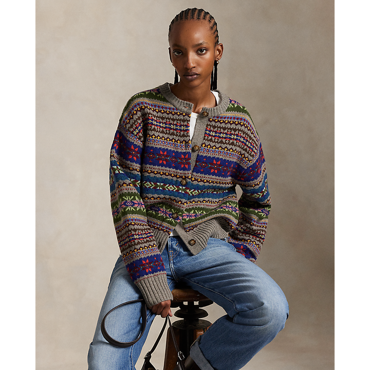 PRL Fair Isle Buttoned Cardigan/Pulover 211972164001