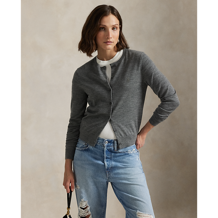 PRL  Wool Crewneck Cardigan/Pulover 211977954003