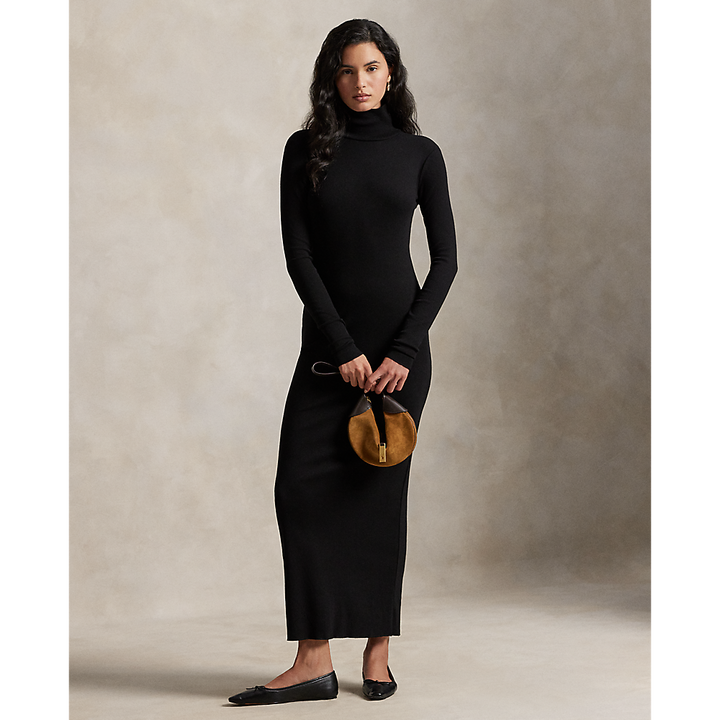 PRL Ribbed Turtleneck Dress/ Haljina 211978153001