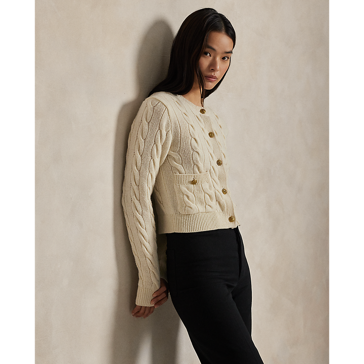 PRL Cable Wool-Cashmere Cardigan/Pulover 211978312500