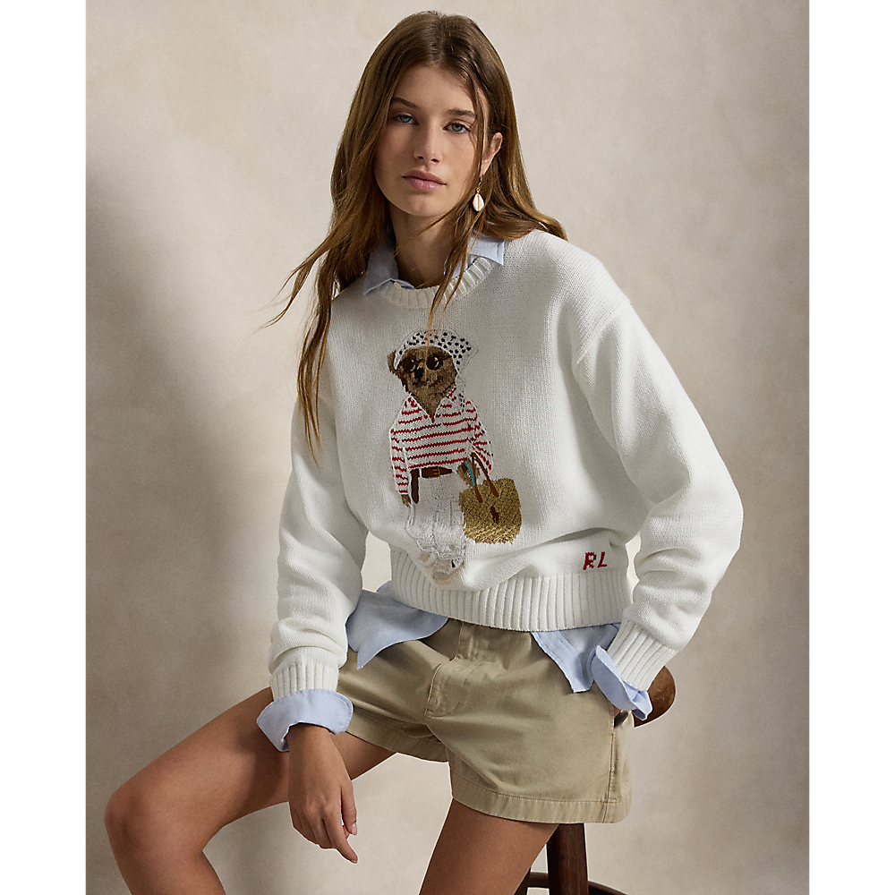 PRL Polo Bear Crewneck Sweater/ Pulover 211A12723001