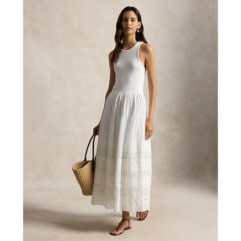 PRL Lace-Trim Tank Dress/Haljina 211A12914001