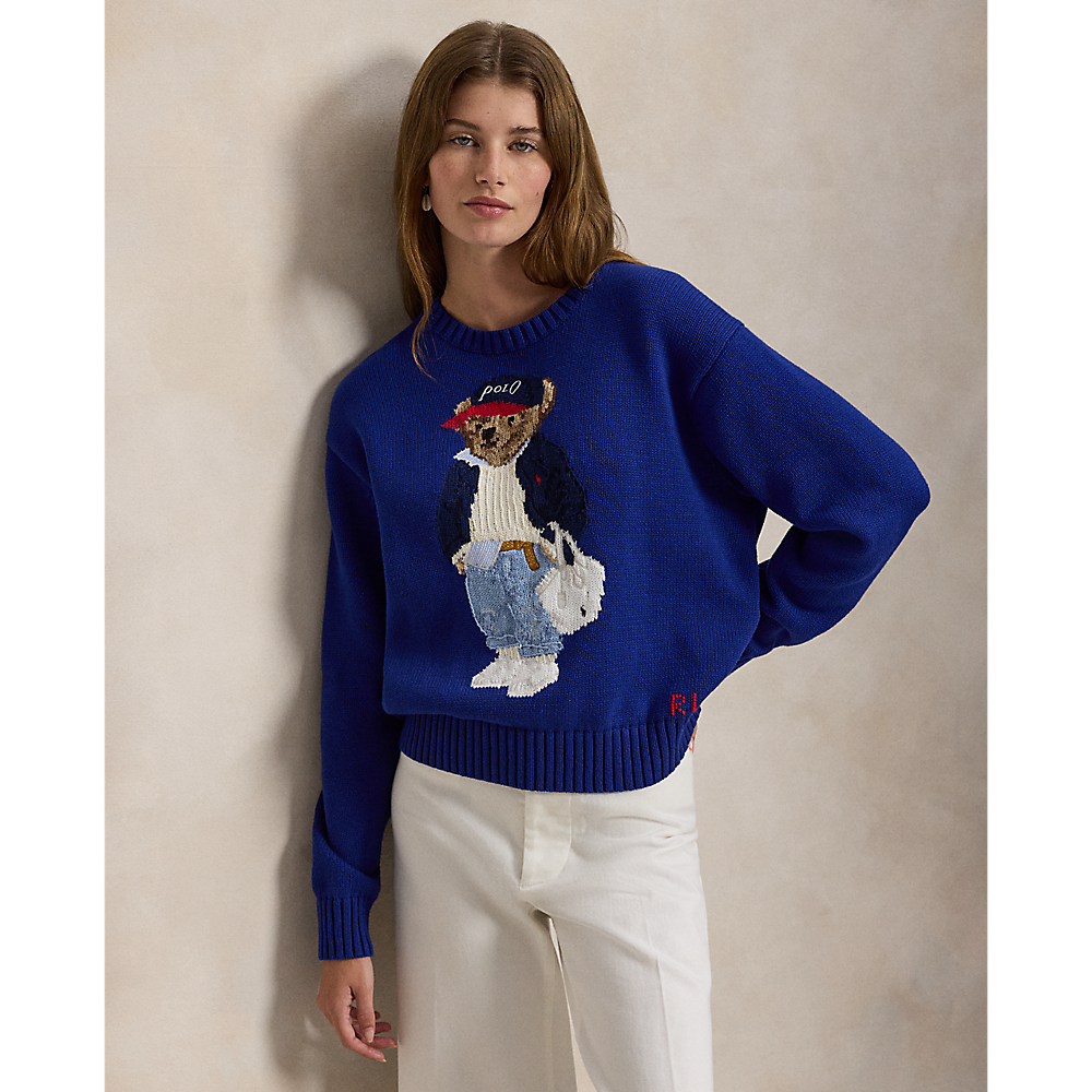 PRL Polo Bear Cotton Crewneck Jumper/Pulover 211A96238001