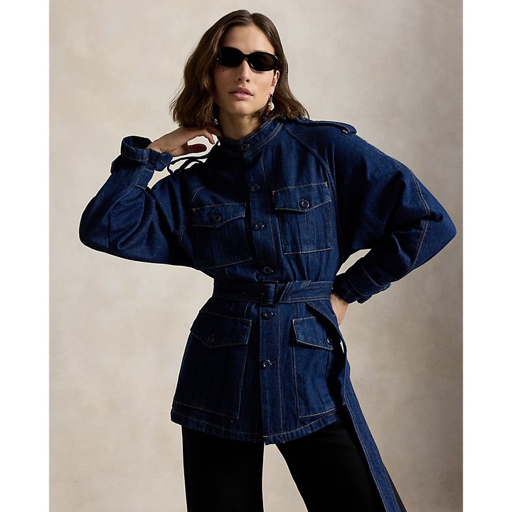 PRL Belted Denim Utility Jacket/Jakna 211A96316001