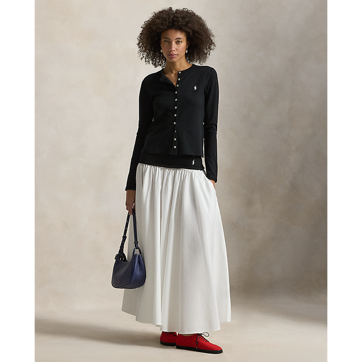 PRL A-Line Skirt with Contrasting Waistband/Suknja 211A96329002
