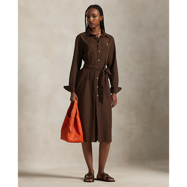 PRL Cotton-Linen Belted Shirtdress/Haljina 211A96346003