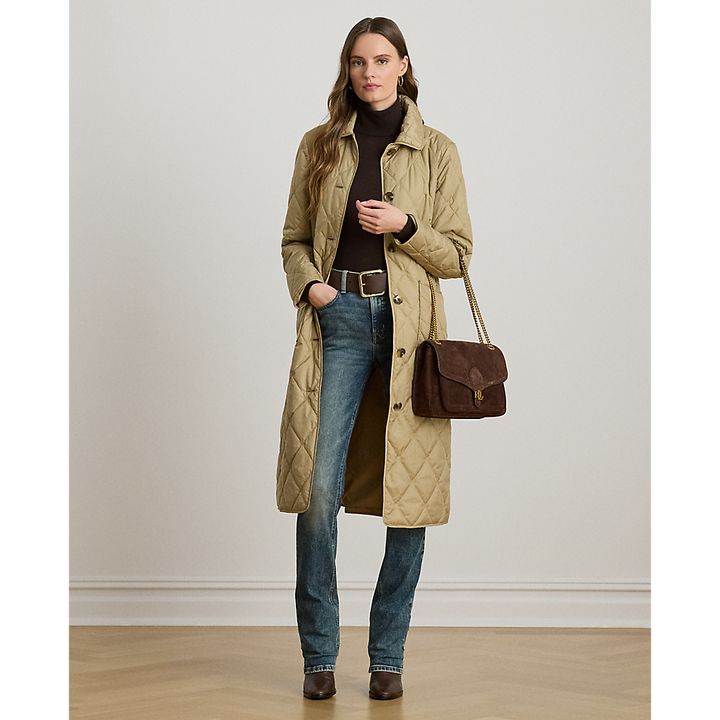 LRL Logo Quilted Down Long Coat/Jakna 297980103002