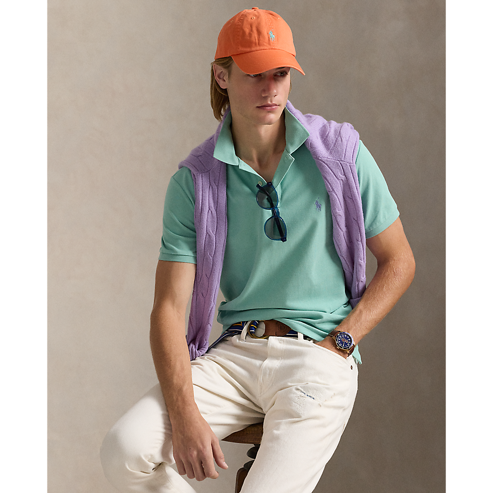 PRL Custom Slim Fit Mesh Polo Shirt/Polo majica 710680784422