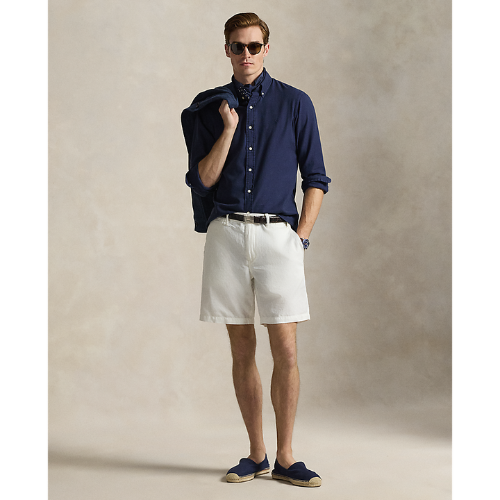 PRL 21.6 cm Classic Fit Linen-Cotton Short/Bermude 710741375502