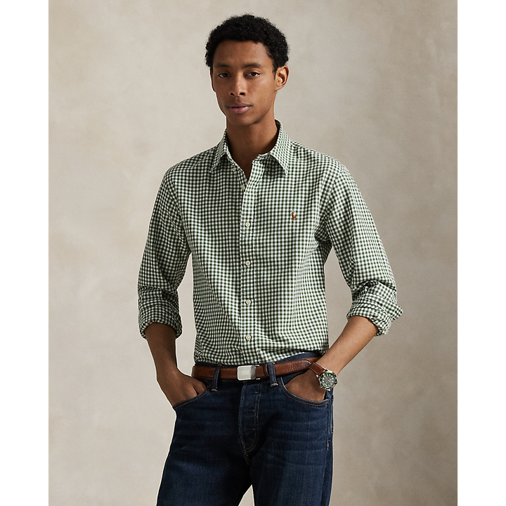 PRL Slim Fit Gingham Oxford Shirt/Košulja 710852744003