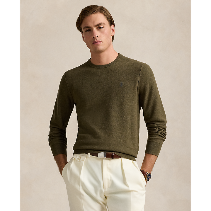PRL Textured Cotton Crewneck Jumper/Pulover 710918163518