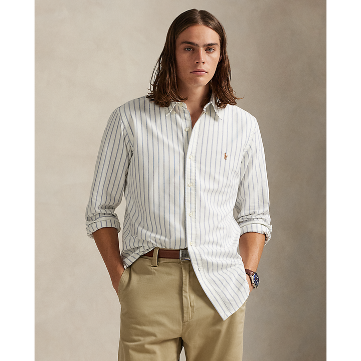 PRL Custom Fit Striped Oxford Shirt/Košulja 710928918006
