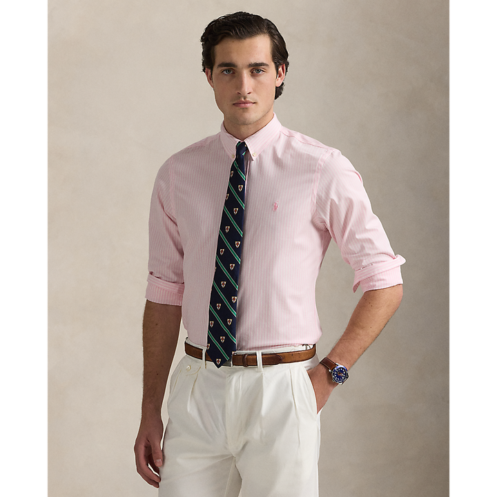 PRL Slim Fit Striped Stretch Poplin Shirt/Košulja 710929344017