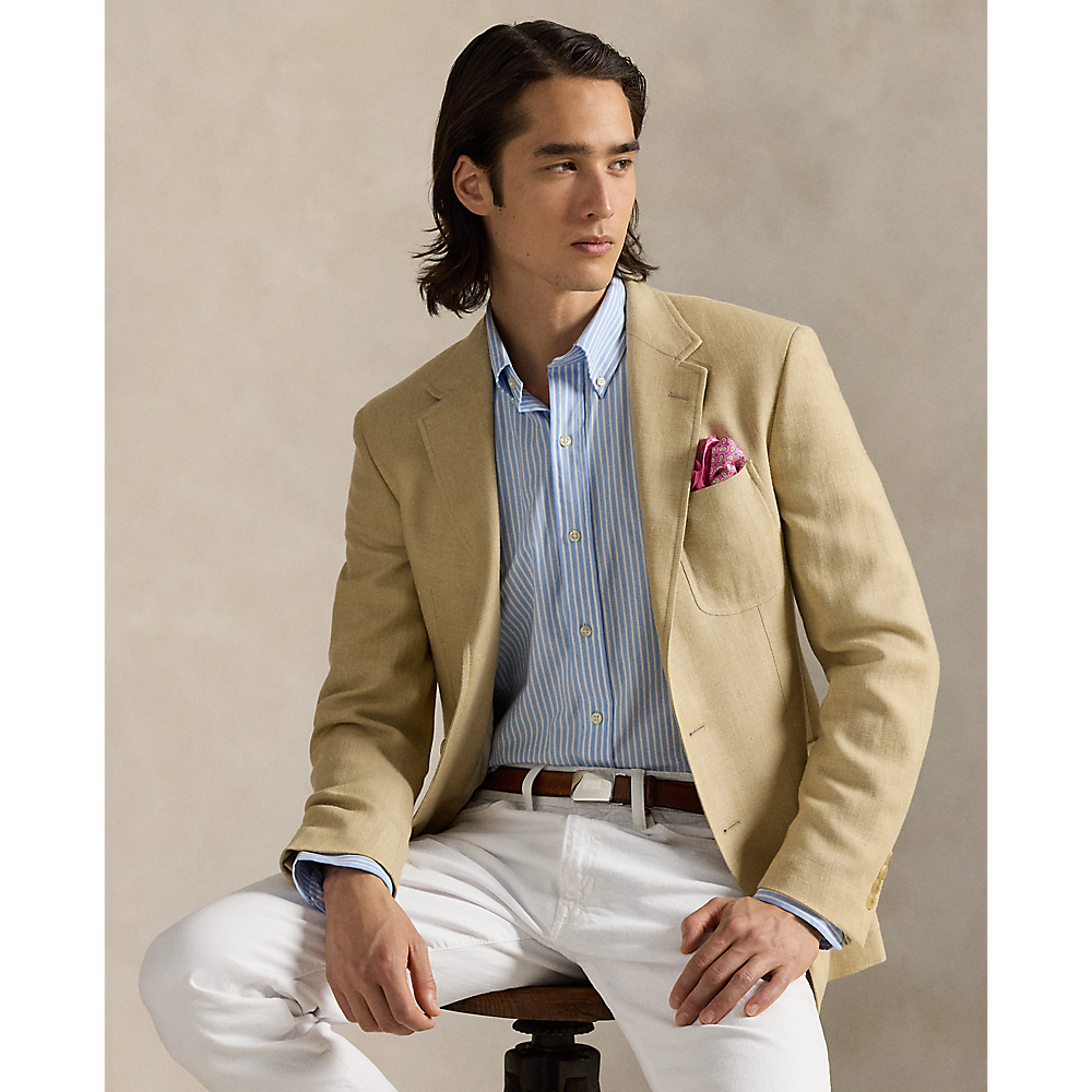 PRL Custom Fit Striped Stretch Poplin Shirt/Košulja 710929346018
