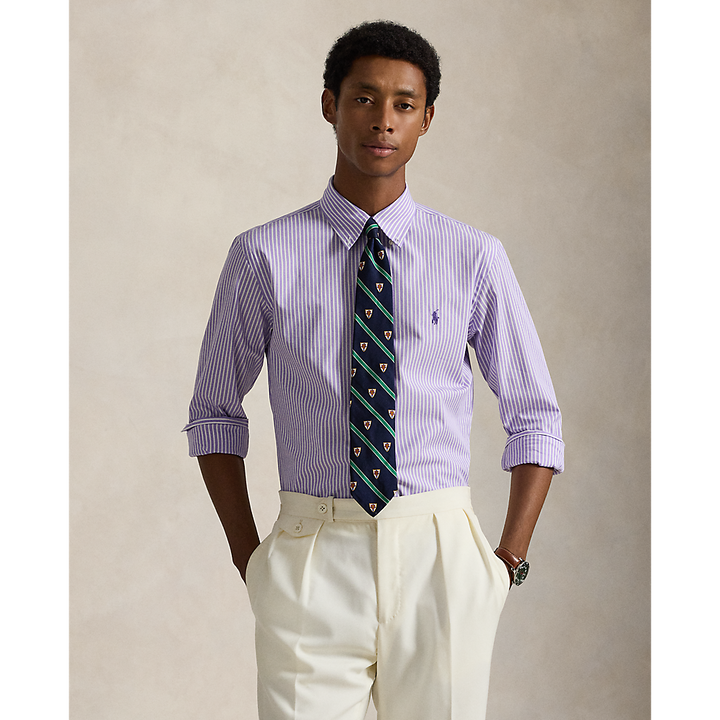 PRL Custom Fit Striped Stretch Poplin Shirt/Košulja 710929346026