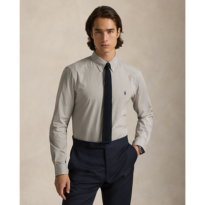 PRL Custom Fit Striped Stretch Poplin Shirt/Košulja 710929346028