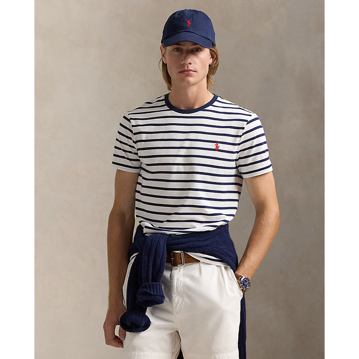 PRL Custom Slim Fit Striped Jersey T-Shirt/Majica 710938134004