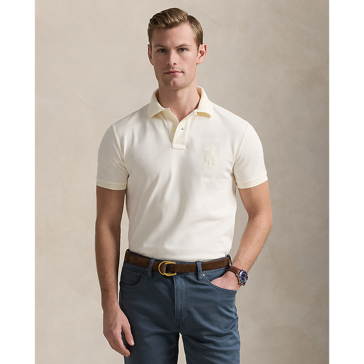 PRL Custom Slim Fit Big Pony Mesh Polo Shirt/Polo majica 710938137004