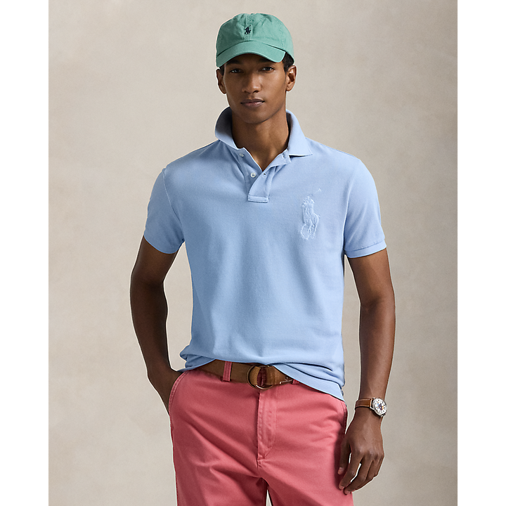 PRL Custom Slim Fit Big Pony Mesh Polo Shirt/Polo majica 710938137012