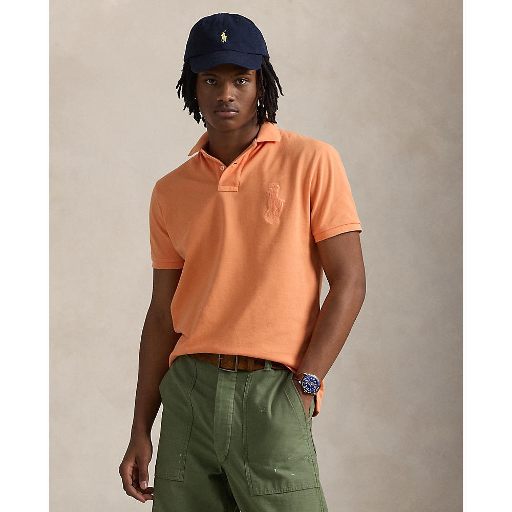 PRL Custom Slim Fit Big Pony Mesh Polo Shirt/Polo majica 710938137013