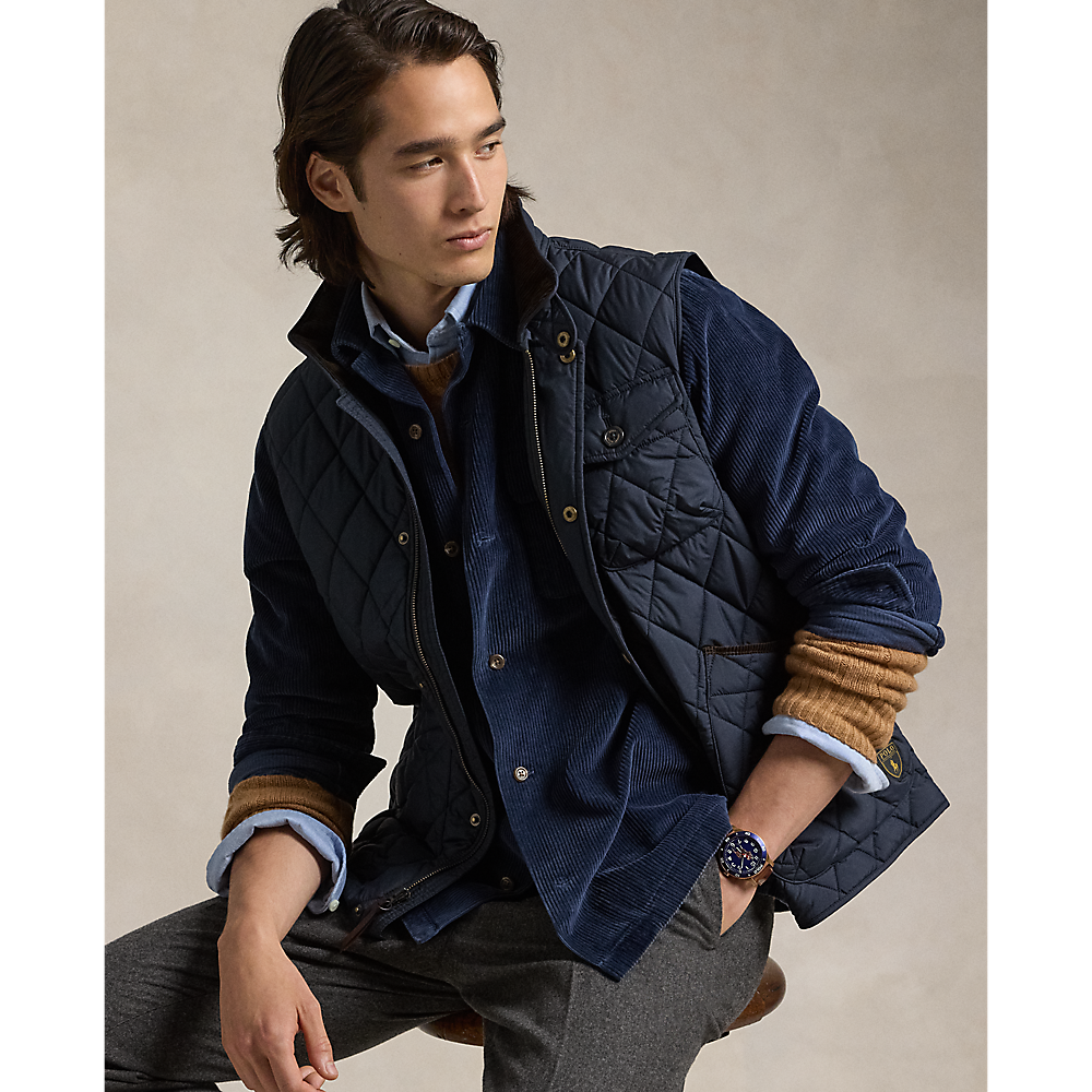 PRL The Beaton Quilted Utility Gilet/Prsluk 710940375001