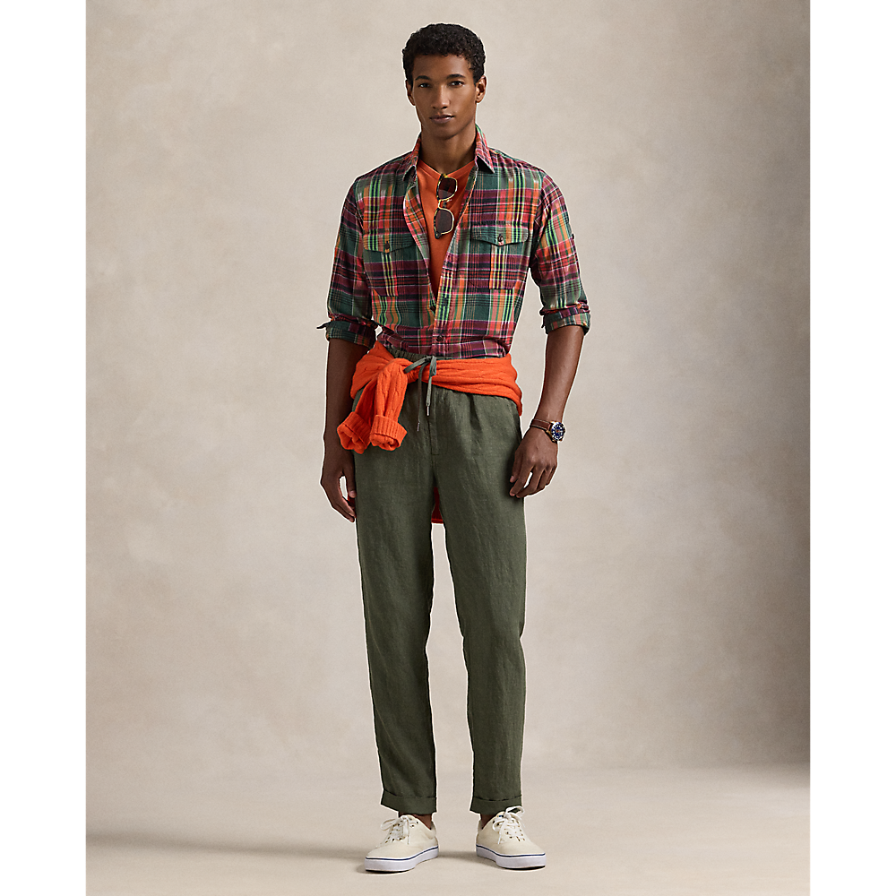 PRL Polo Prepster Slim Tapered Linen Trouser/Hlače 710940611009