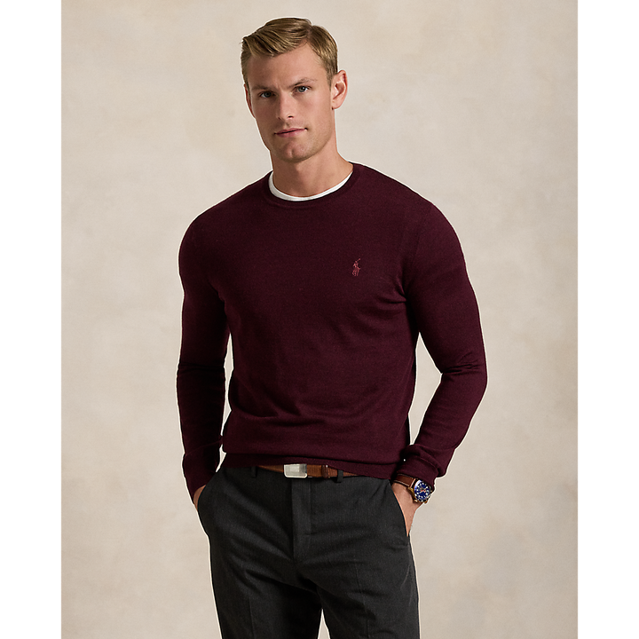 PRLSlim Fit Washable Wool Crewneck Jumper /Pulover 710946143005