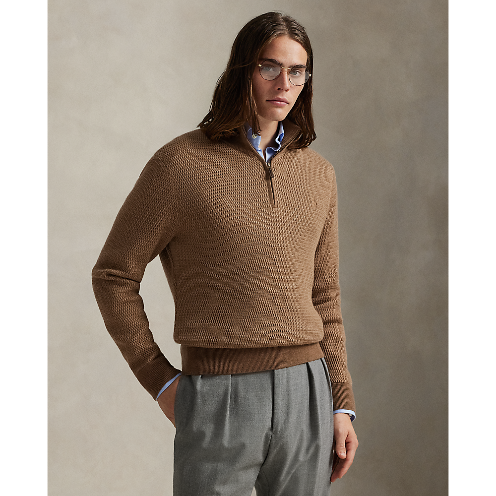 PRL Washable Wool Quarter-Zip Jumper/Pulover 710948865002